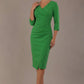Adley Asymmetric Draped Dress