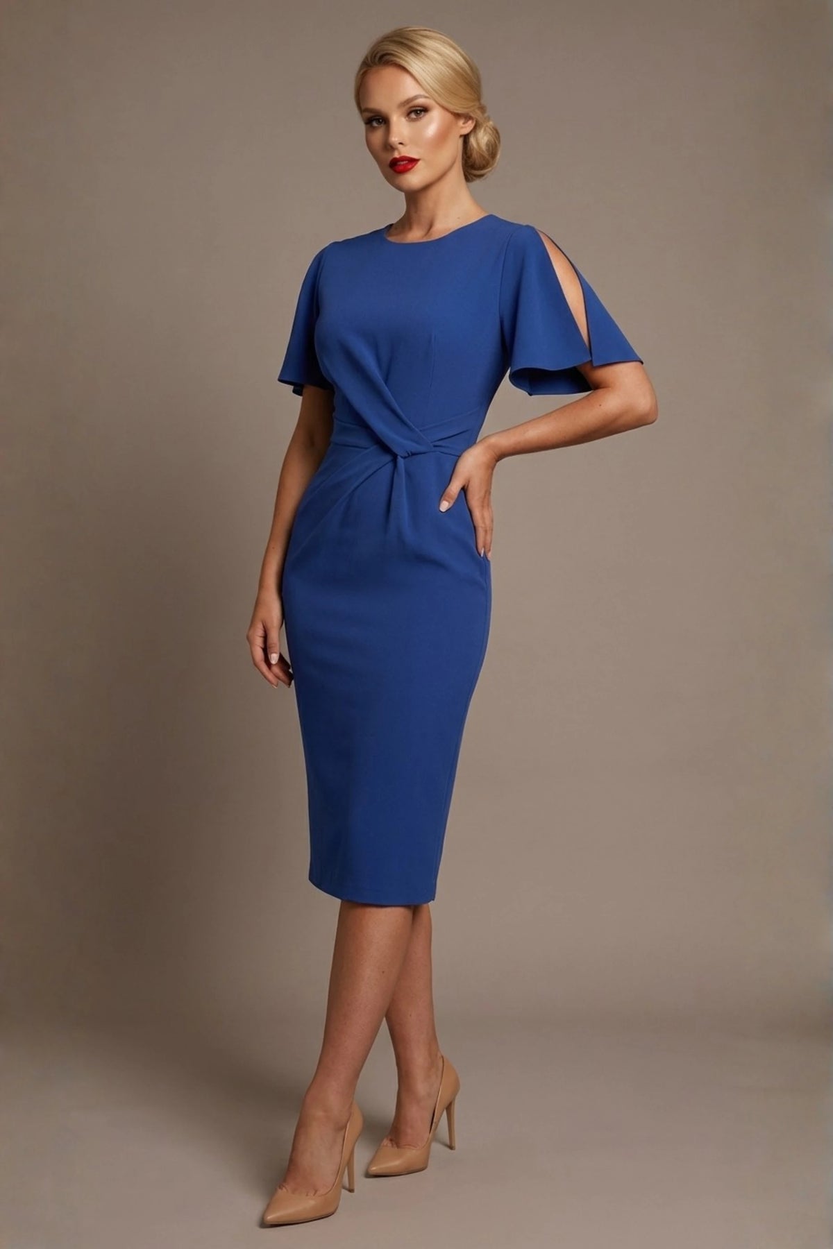 Finley Midi Pencil Dress – Diva Catwalk, image 2