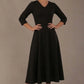 Nova V-Neck A-Line Midaxi Dress 