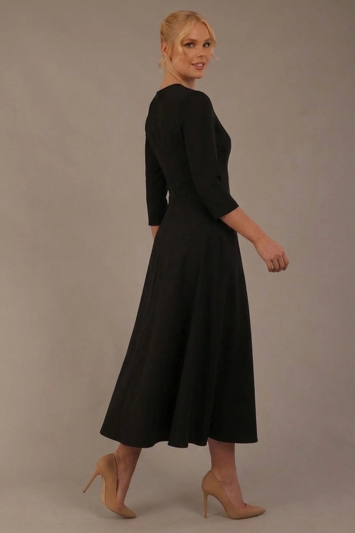 Nova V-Neck A-Line Midaxi Dress – Diva Catwalk, image 18