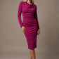Cassidy Cowl Neck Pencil Dress 