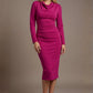 Cassidy Cowl Neck Pencil Dress 