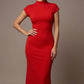 Kaden High Neck Midaxi Dress 