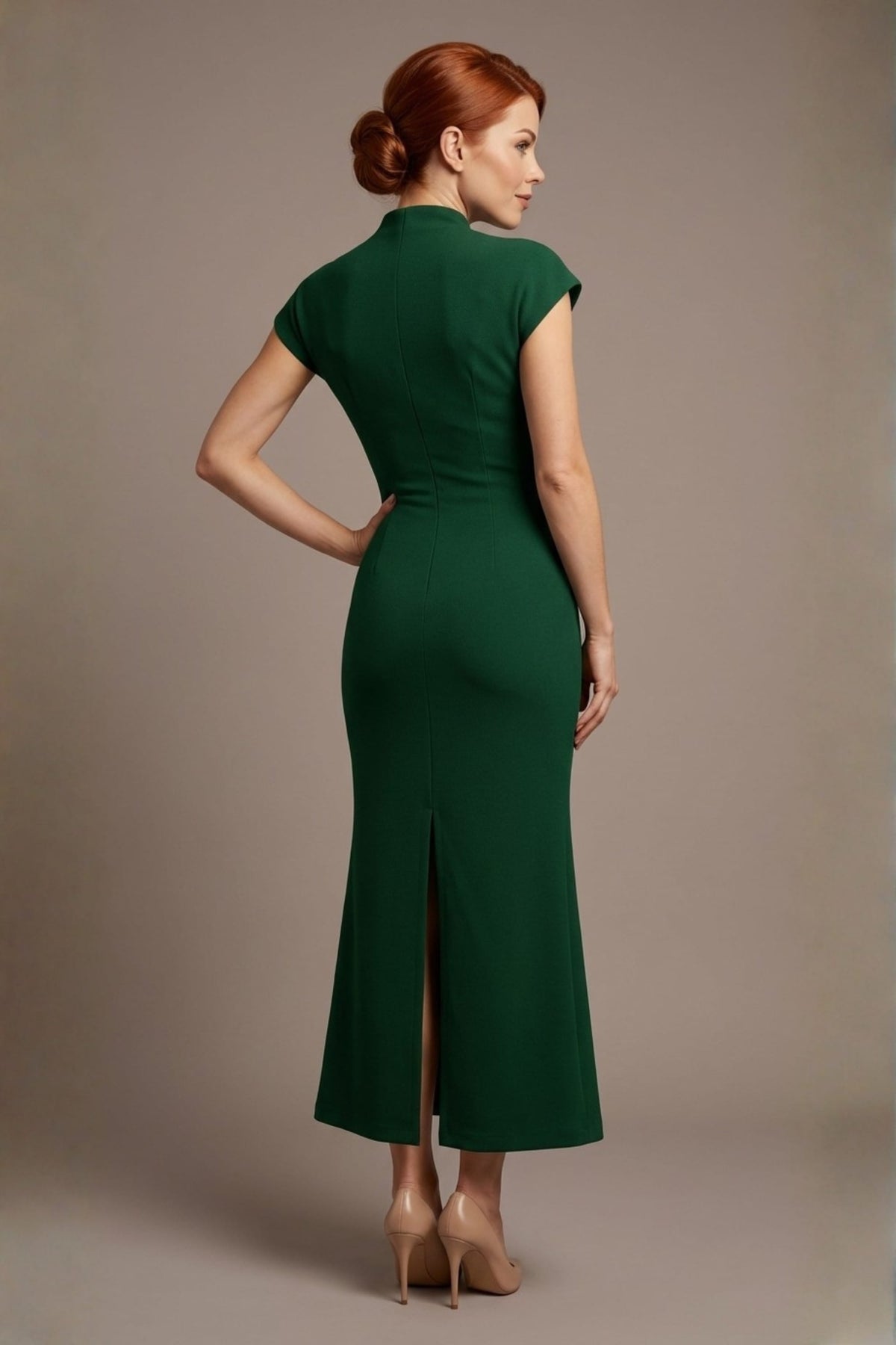Kaden High Neck Midaxi Dress – Diva Catwalk, image 15