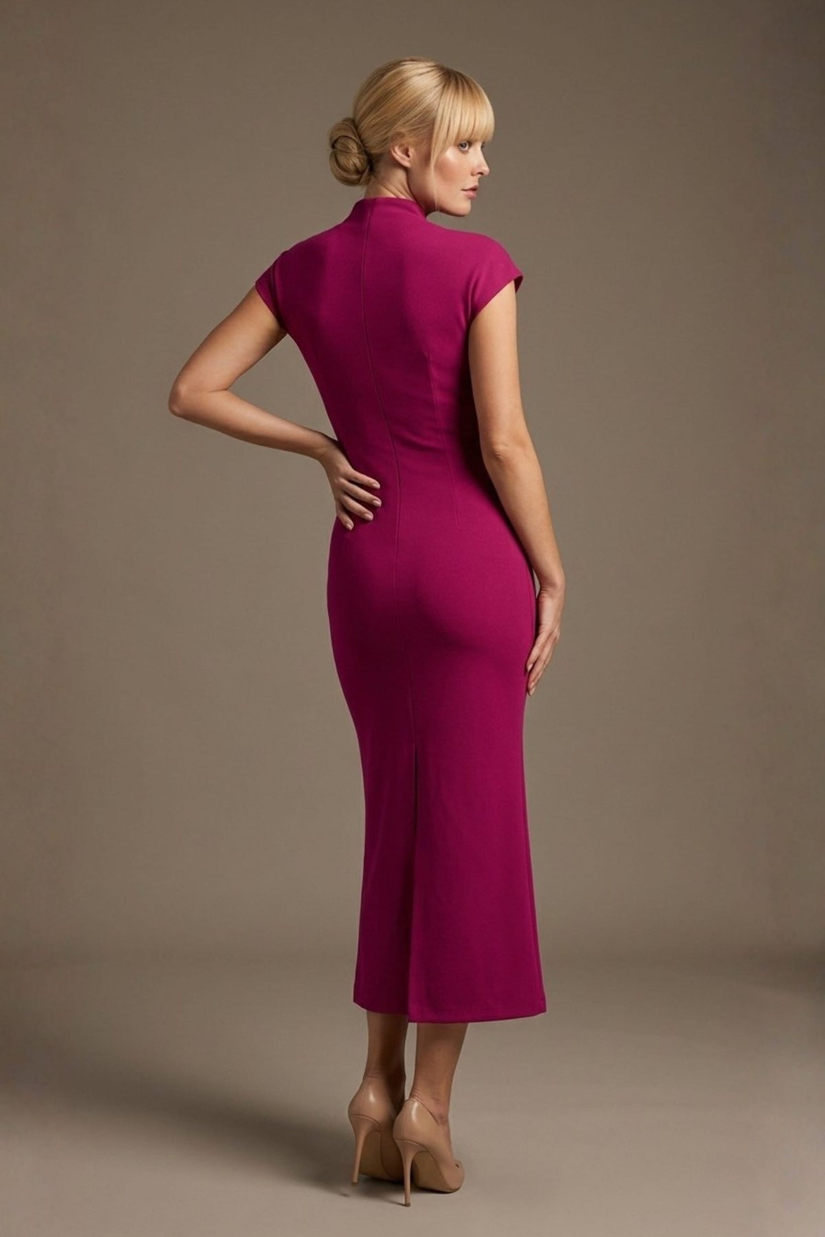 Kaden High Neck Midaxi Dress – Diva Catwalk, image 13