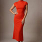 Kaden High Neck Midaxi Dress 