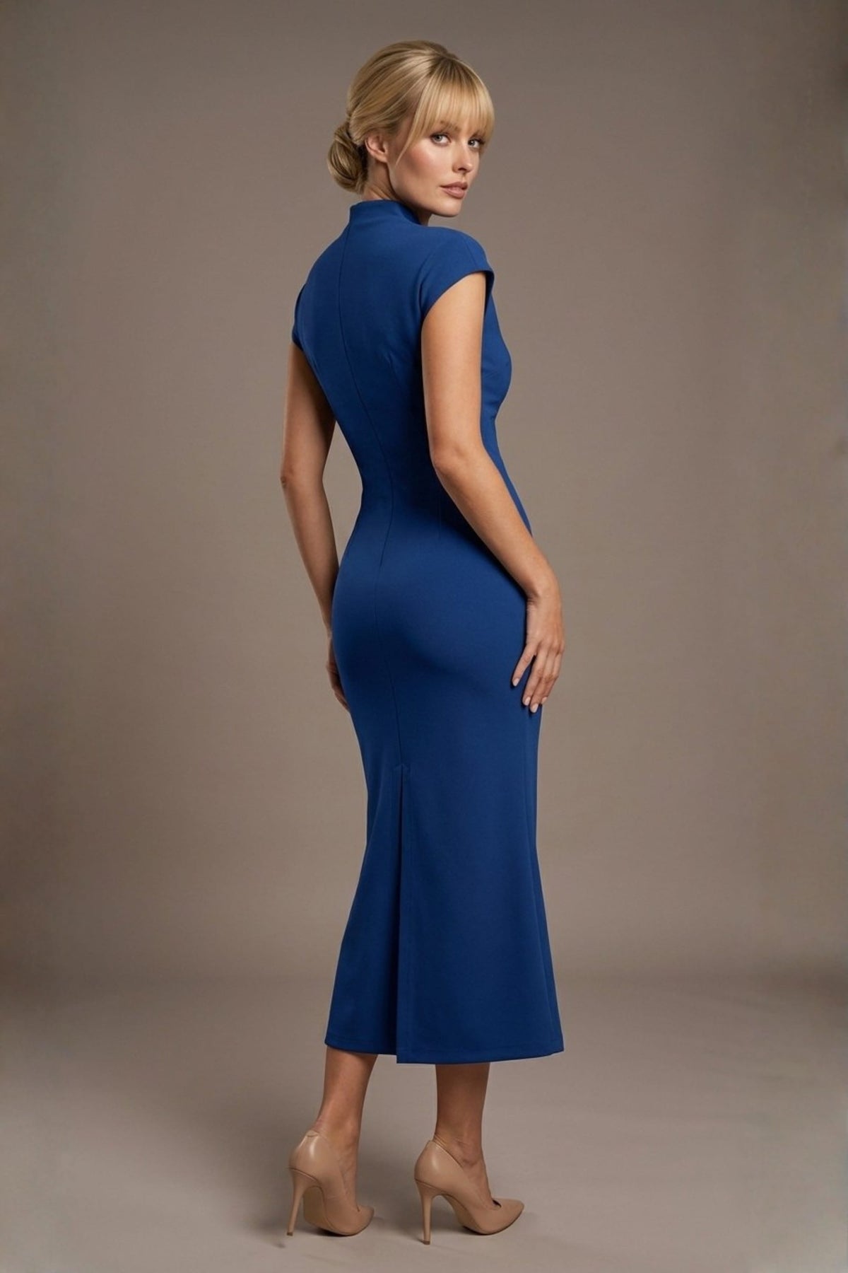 Kaden High Neck Midaxi Dress – Diva Catwalk, image 21