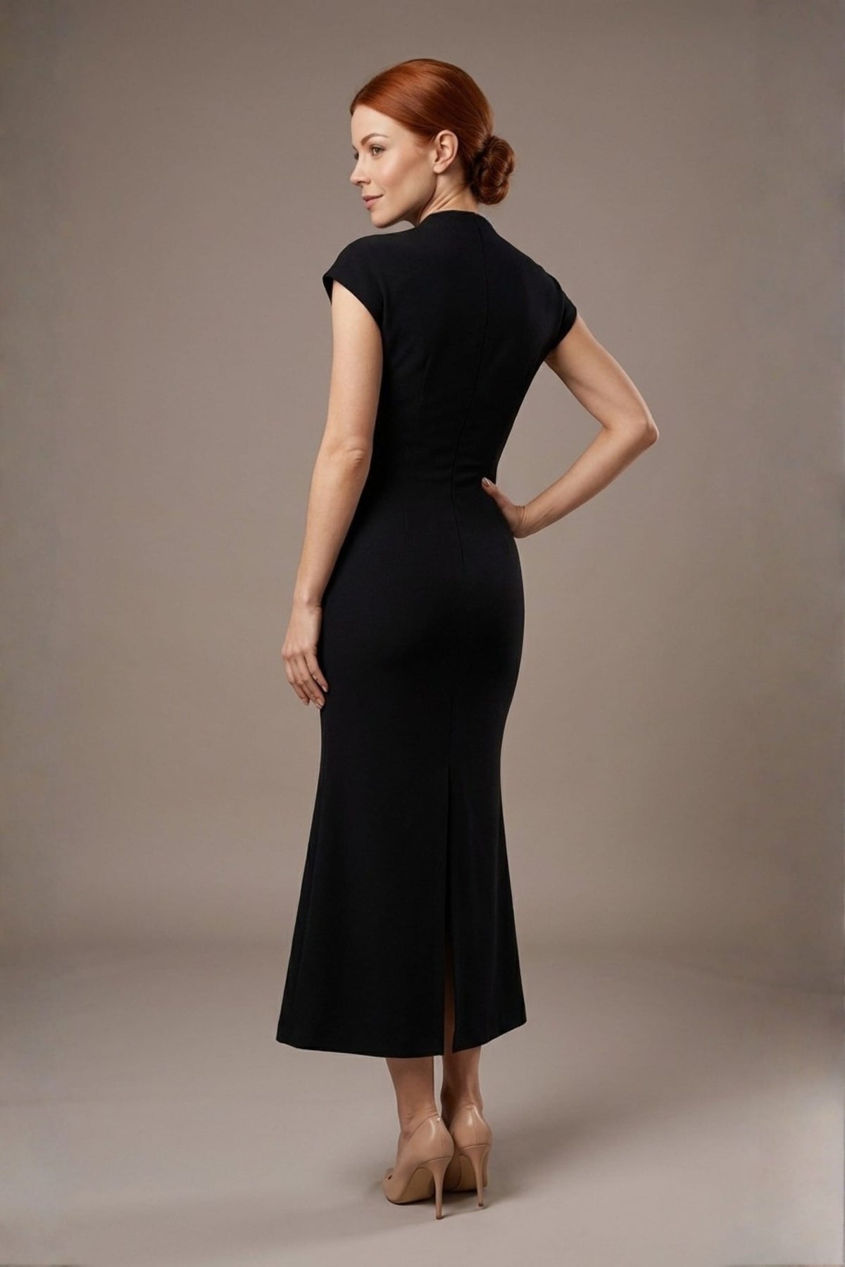 Kaden High Neck Midaxi Dress – Diva Catwalk, image 23
