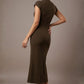 Kaden High Neck Midaxi Dress 