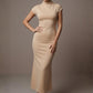Kaden High Neck Midaxi Dress 