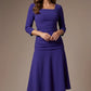 Rowan Ruched Square Neck Dress 