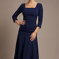 Rowan Ruched Square Neck Dress 