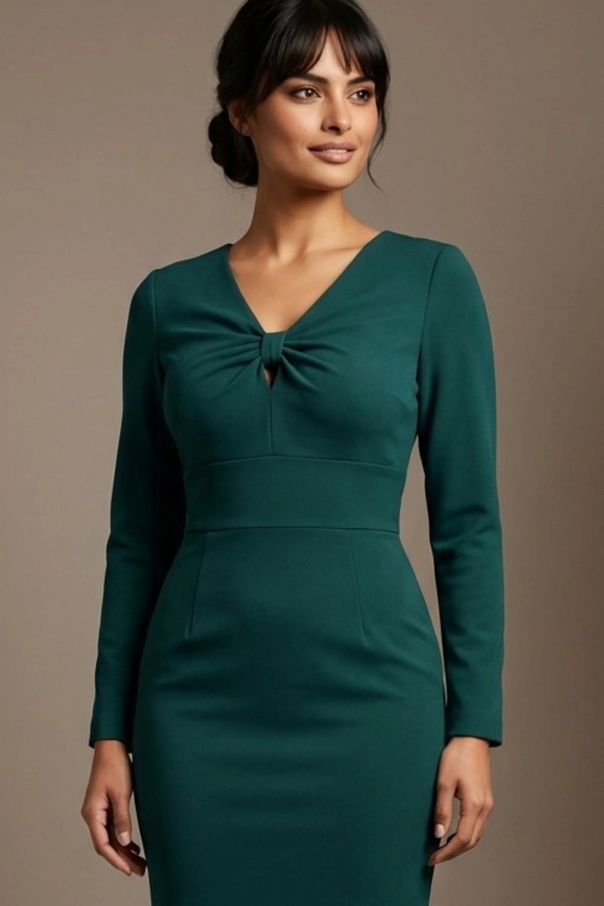 Heidi Sculpted Long Sleeve Pencil Dress – Diva Catwalk, image 12