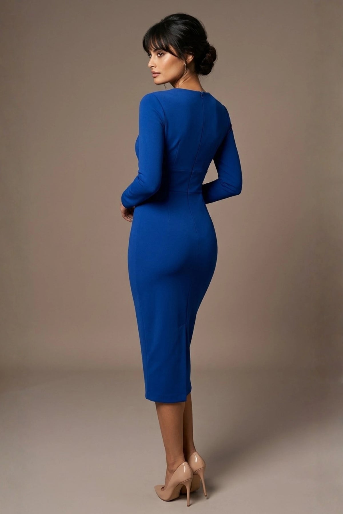 Heidi Sculpted Long Sleeve Pencil Dress – Diva Catwalk, image 19