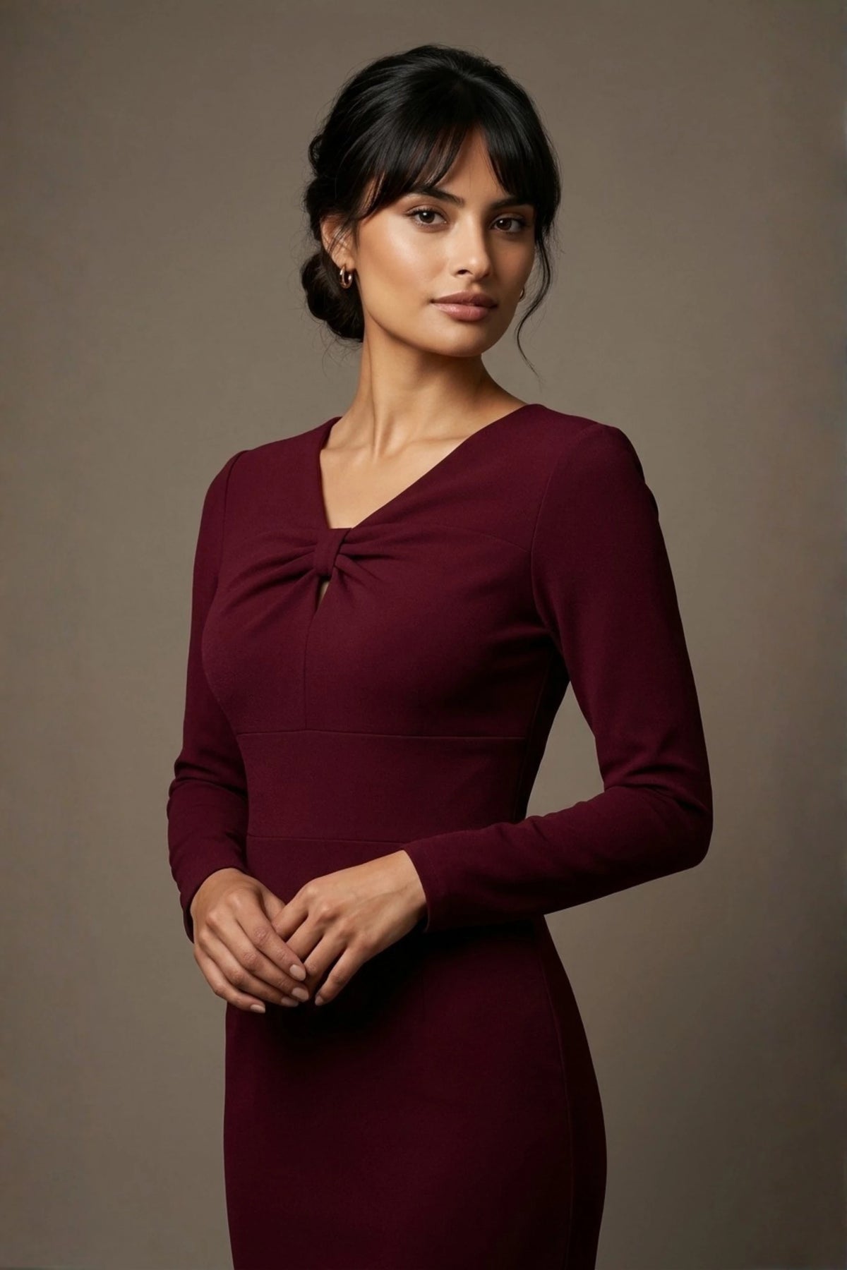 Heidi Sculpted Long Sleeve Pencil Dress – Diva Catwalk, image 35