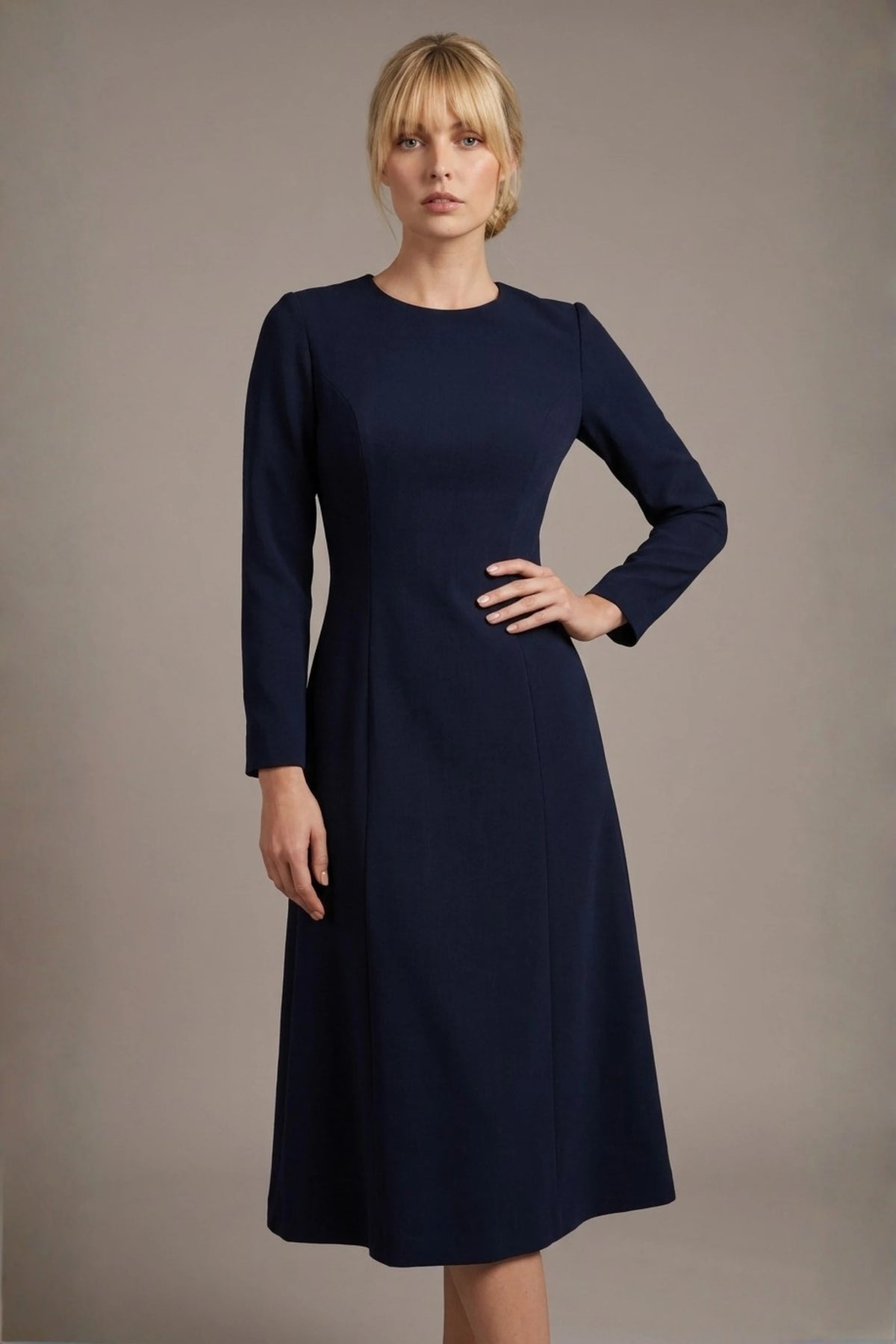 Turner Long Sleeve A-Line Dress – Diva Catwalk, image 7