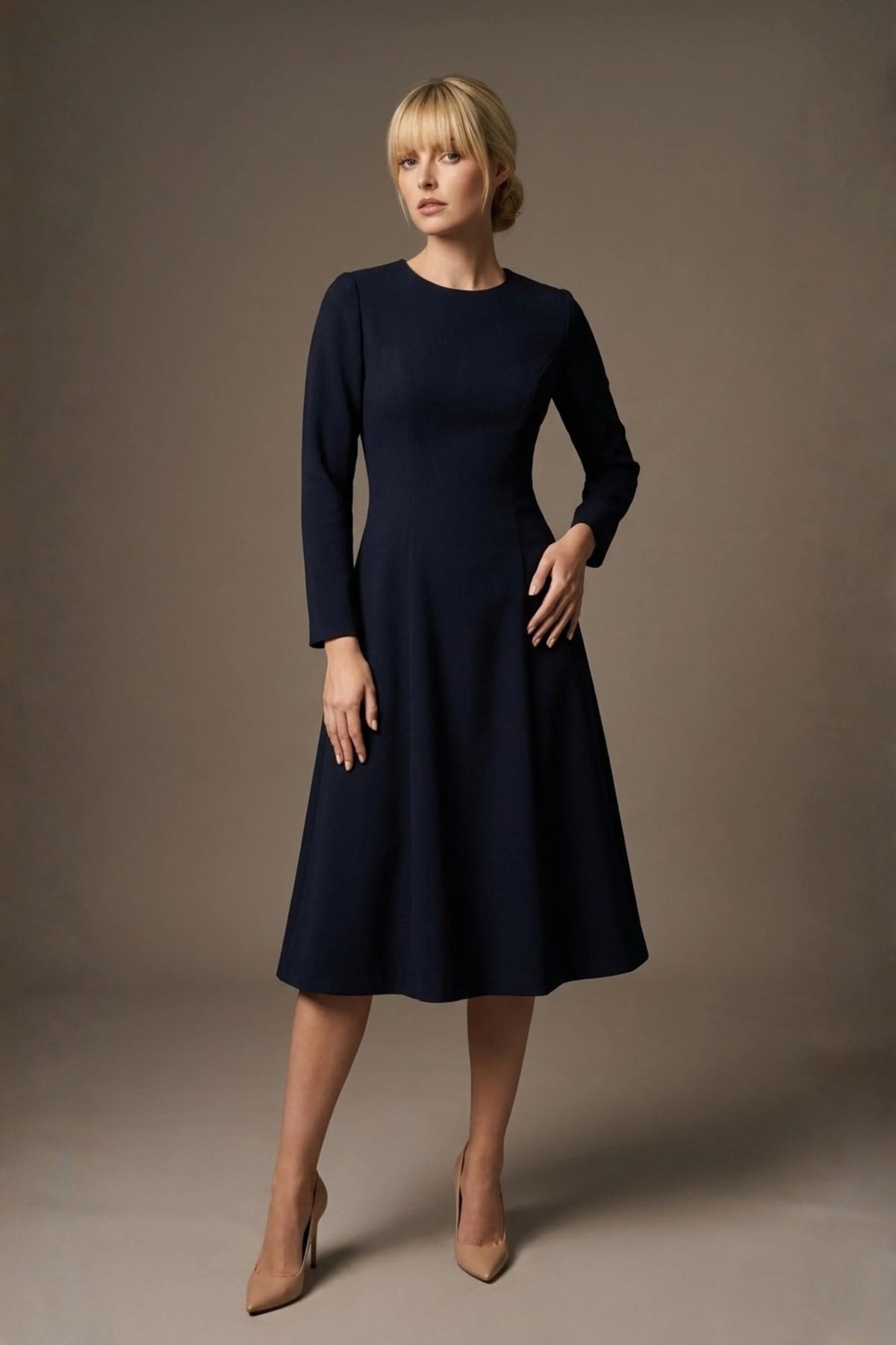 Turner Long Sleeve A-Line Dress – Diva Catwalk, image 14