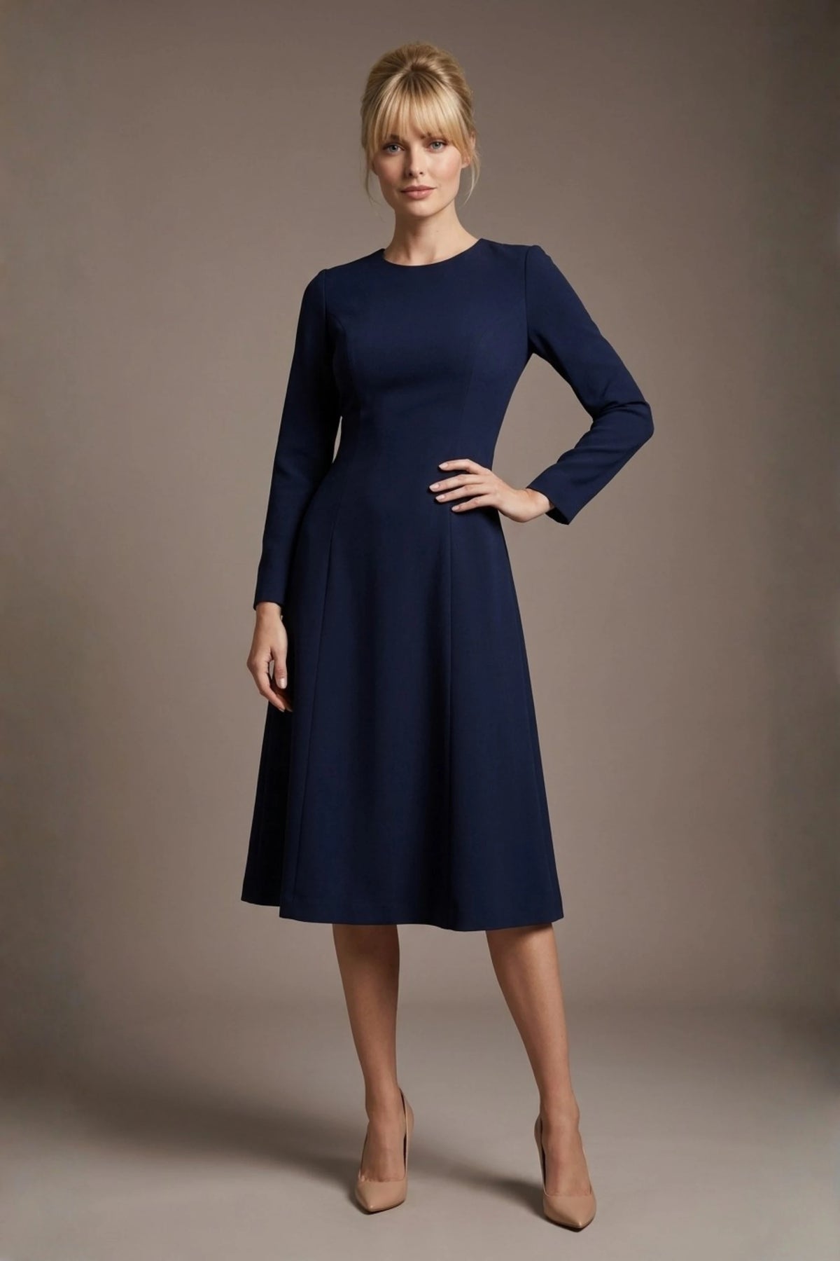 Turner Long Sleeve A-Line Dress – Diva Catwalk, image 15