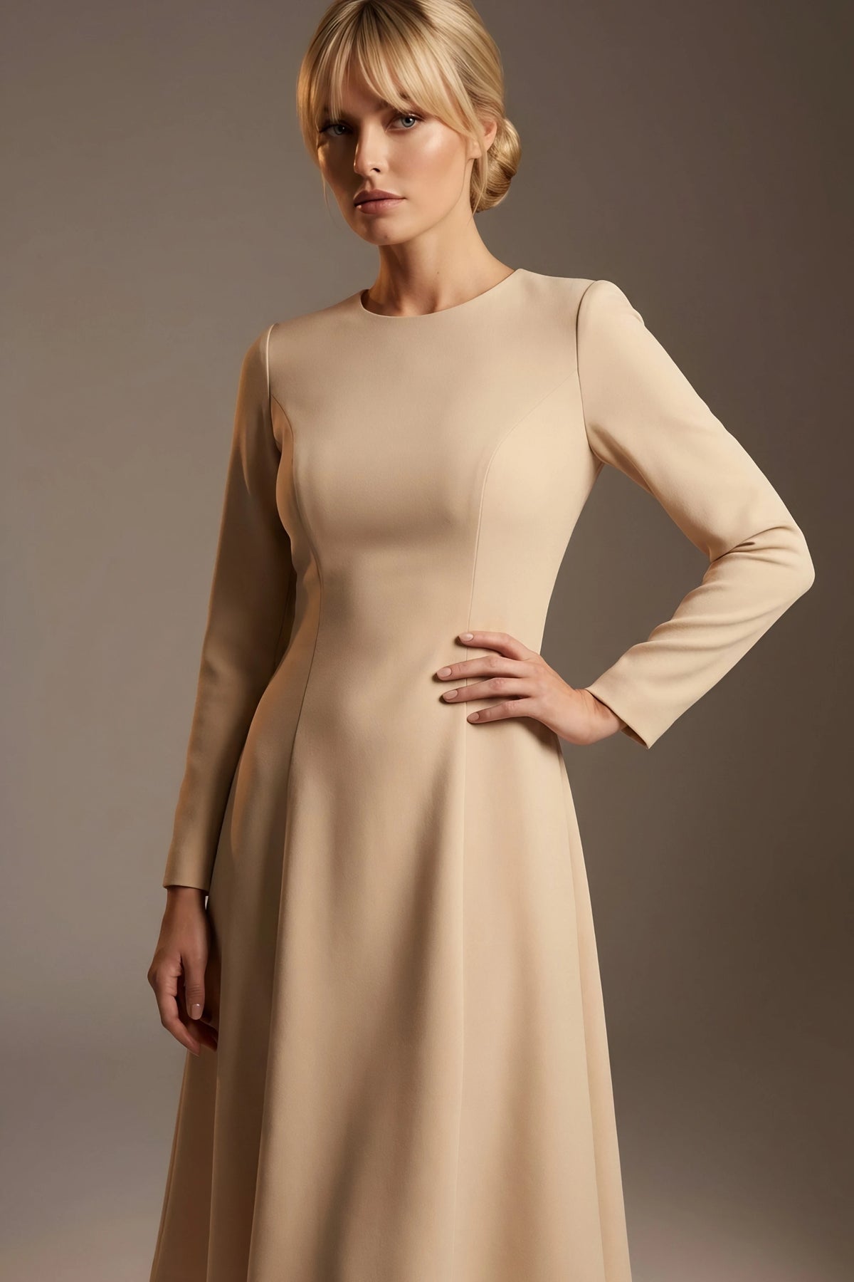 Turner Long Sleeve A-Line Dress – Diva Catwalk, image 23