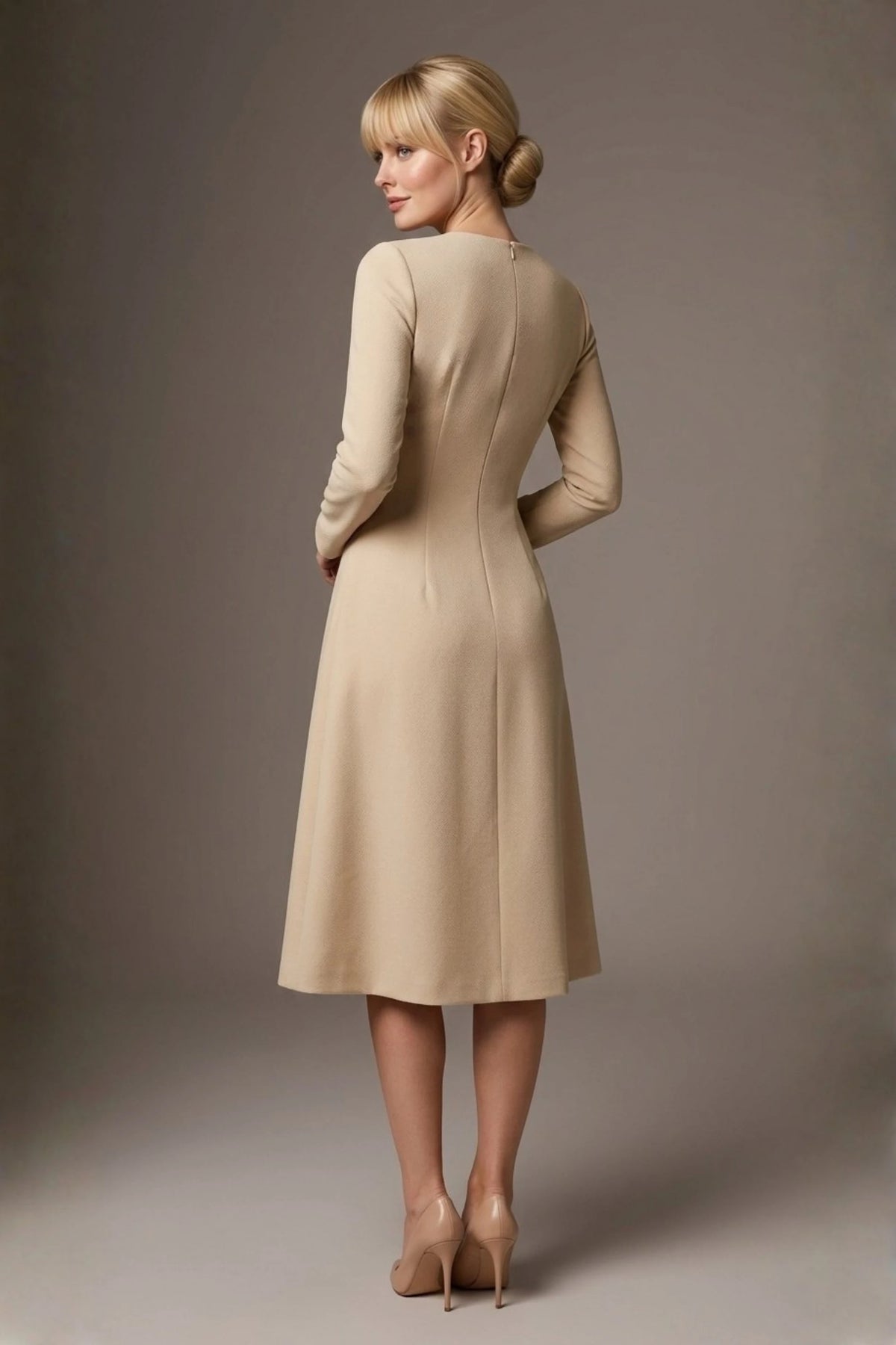 Turner Long Sleeve A-Line Dress – Diva Catwalk, image 24