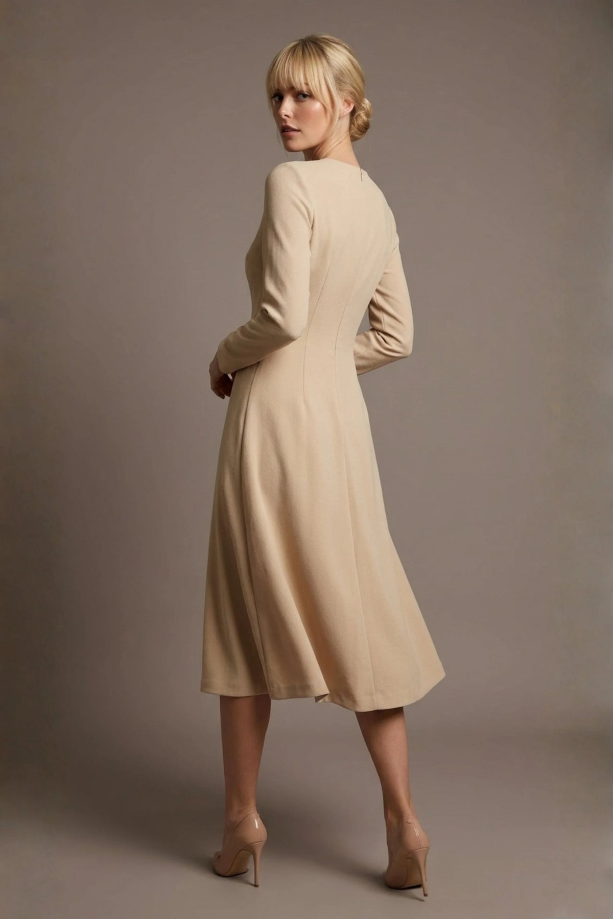 Turner Long Sleeve A-Line Dress – Diva Catwalk, image 25