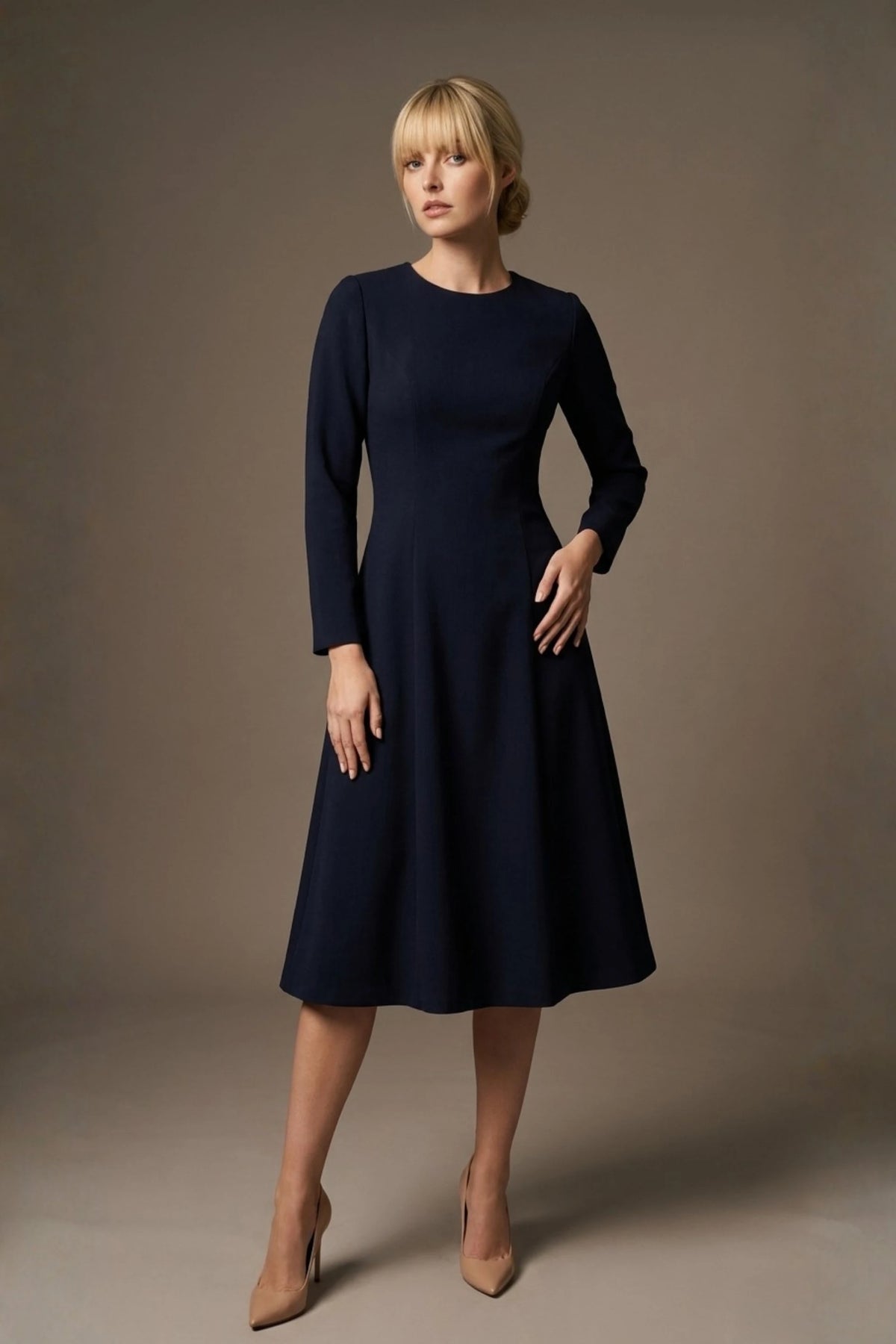 Turner Long Sleeve A-Line Dress – Diva Catwalk, image 10