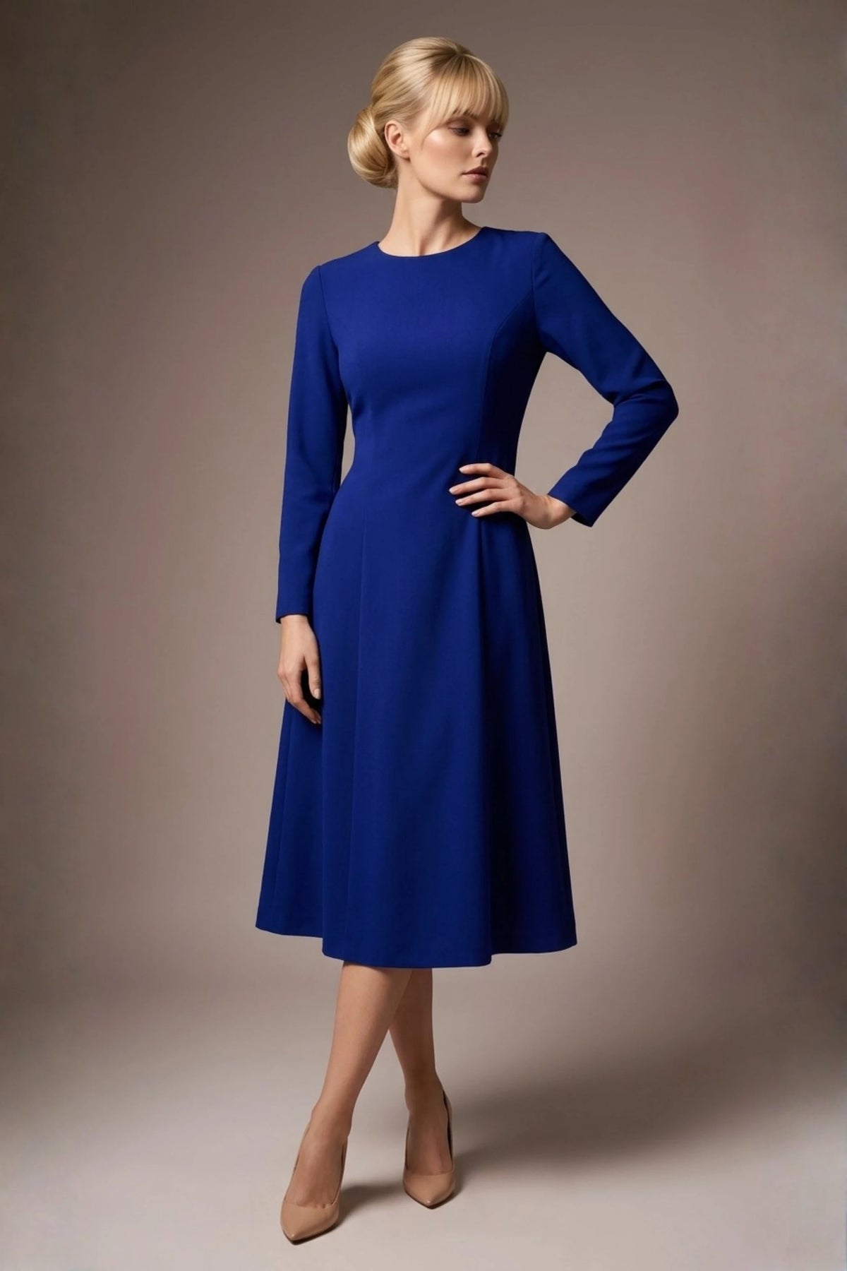 Turner Long Sleeve A-Line Dress – Diva Catwalk, image 32