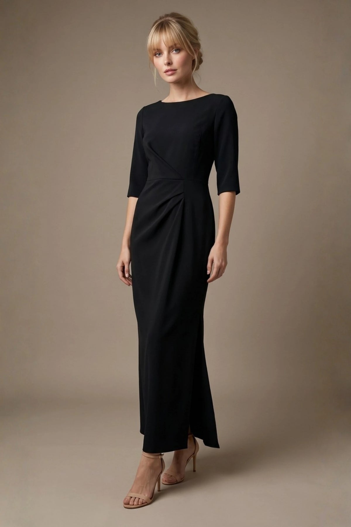 Havana Boat Neck Maxi Dress in Black – Diva Catwalk, image 53