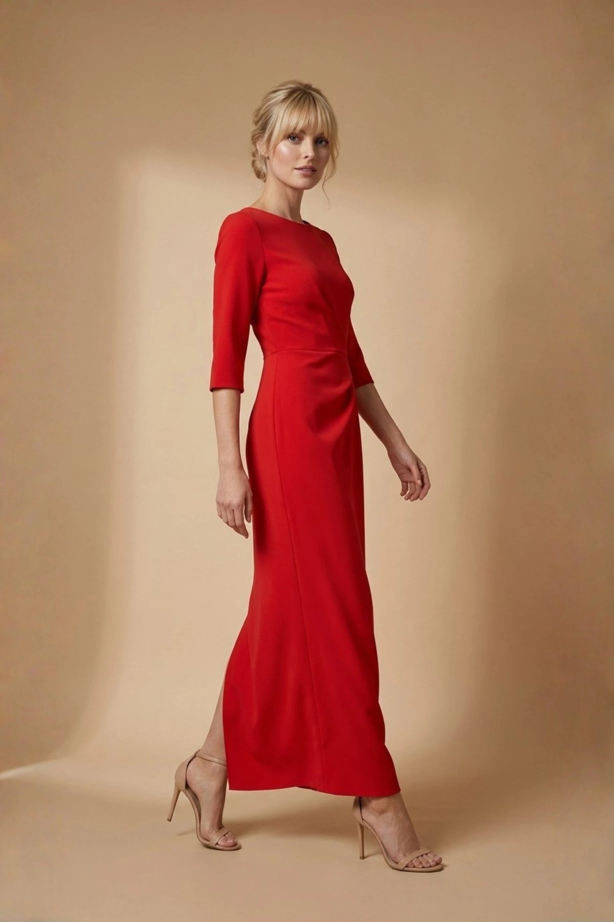 Havana Boat Neck Maxi Dress