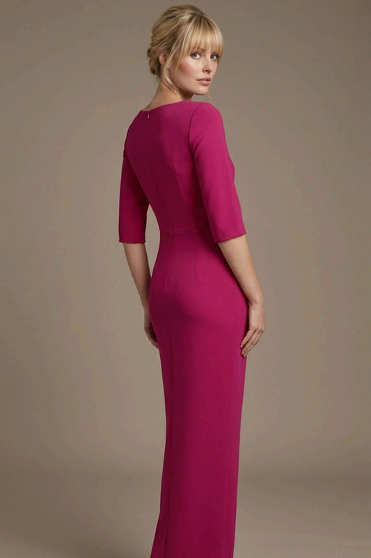 Havana Boat Neck Maxi Dress