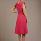 Burghfield Fold-Over Collar A-Line Dress