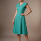 Burghfield Fold-Over Collar A-Line Dress