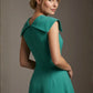 Burghfield Fold-Over Collar A-Line Dress