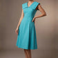 Burghfield Fold-Over Collar A-Line Dress