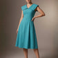 Burghfield Fold-Over Collar A-Line Dress