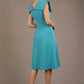 Burghfield Fold-Over Collar A-Line Dress