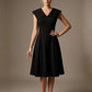 Burghfield Fold-Over Collar A-Line Dress