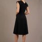 Burghfield Fold-Over Collar A-Line Dress
