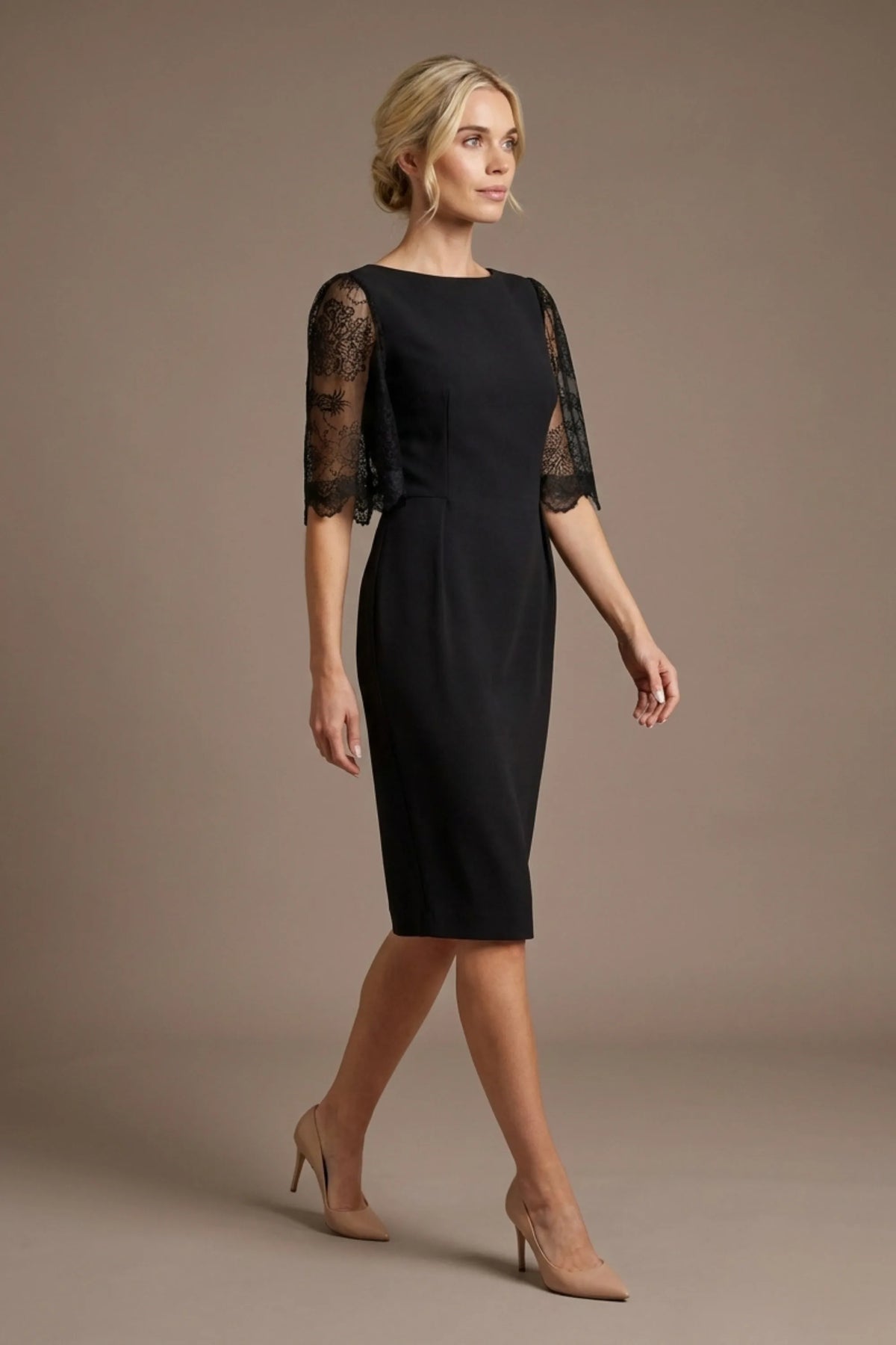 Lovelock French Lace Sleeve Dress – Diva Catwalk, image 6