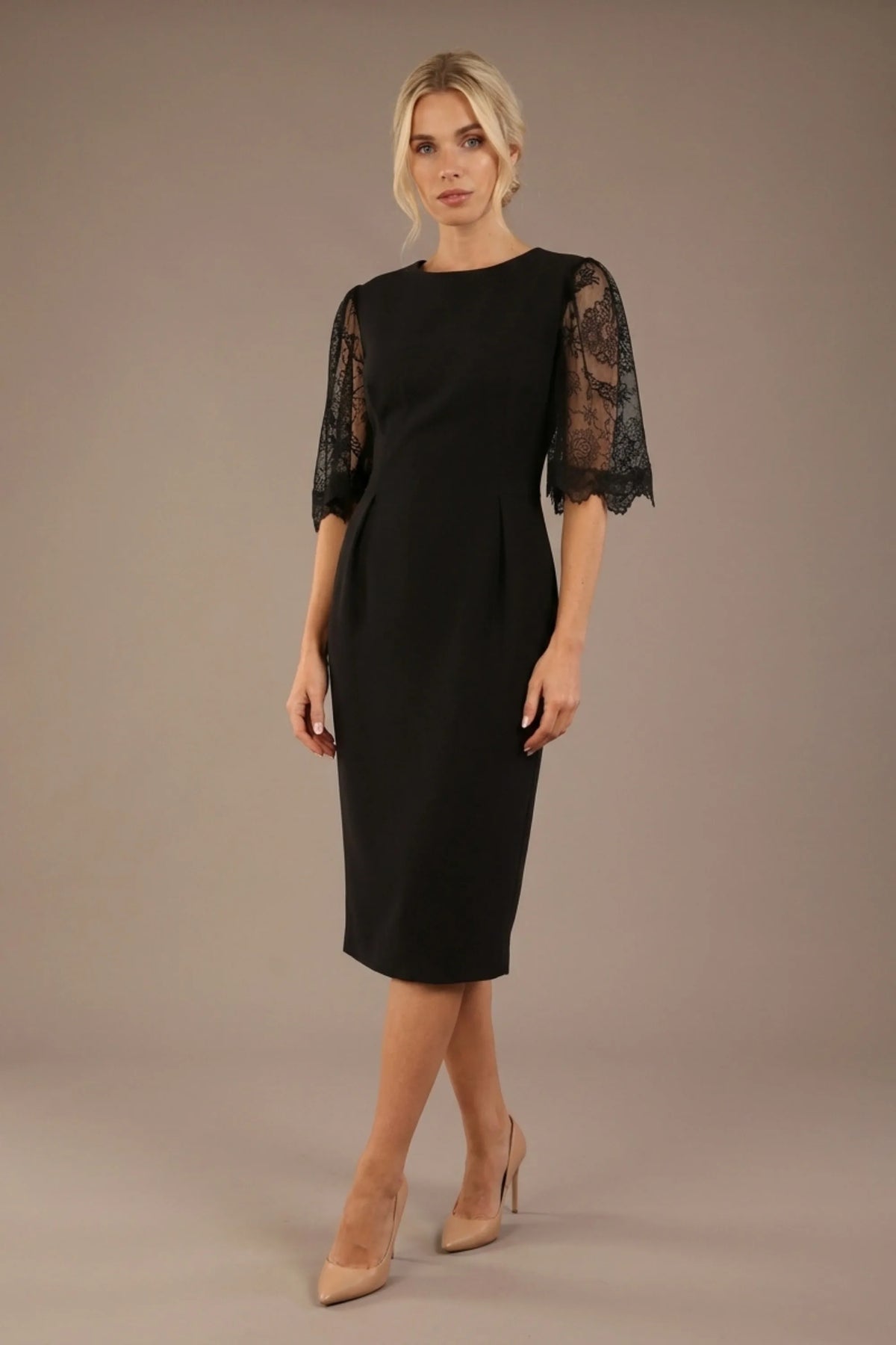 Lovelock French Lace Sleeve Dress – Diva Catwalk, image 10
