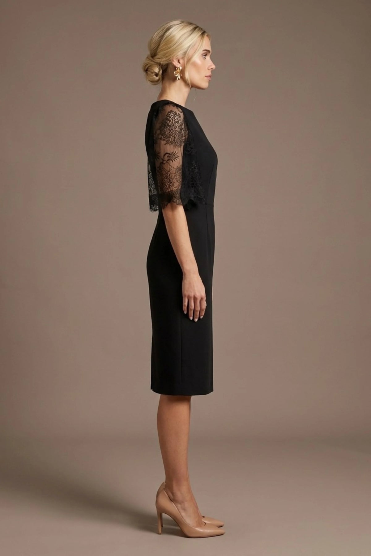 Lovelock French Lace Sleeve Dress – Diva Catwalk, image 13