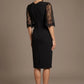 Lovelock French Lace Sleeve Dress