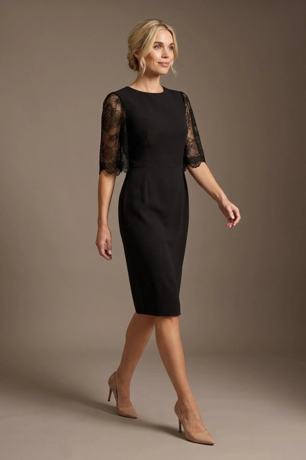 Lovelock French Lace Sleeve Dress – Diva Catwalk, image 8