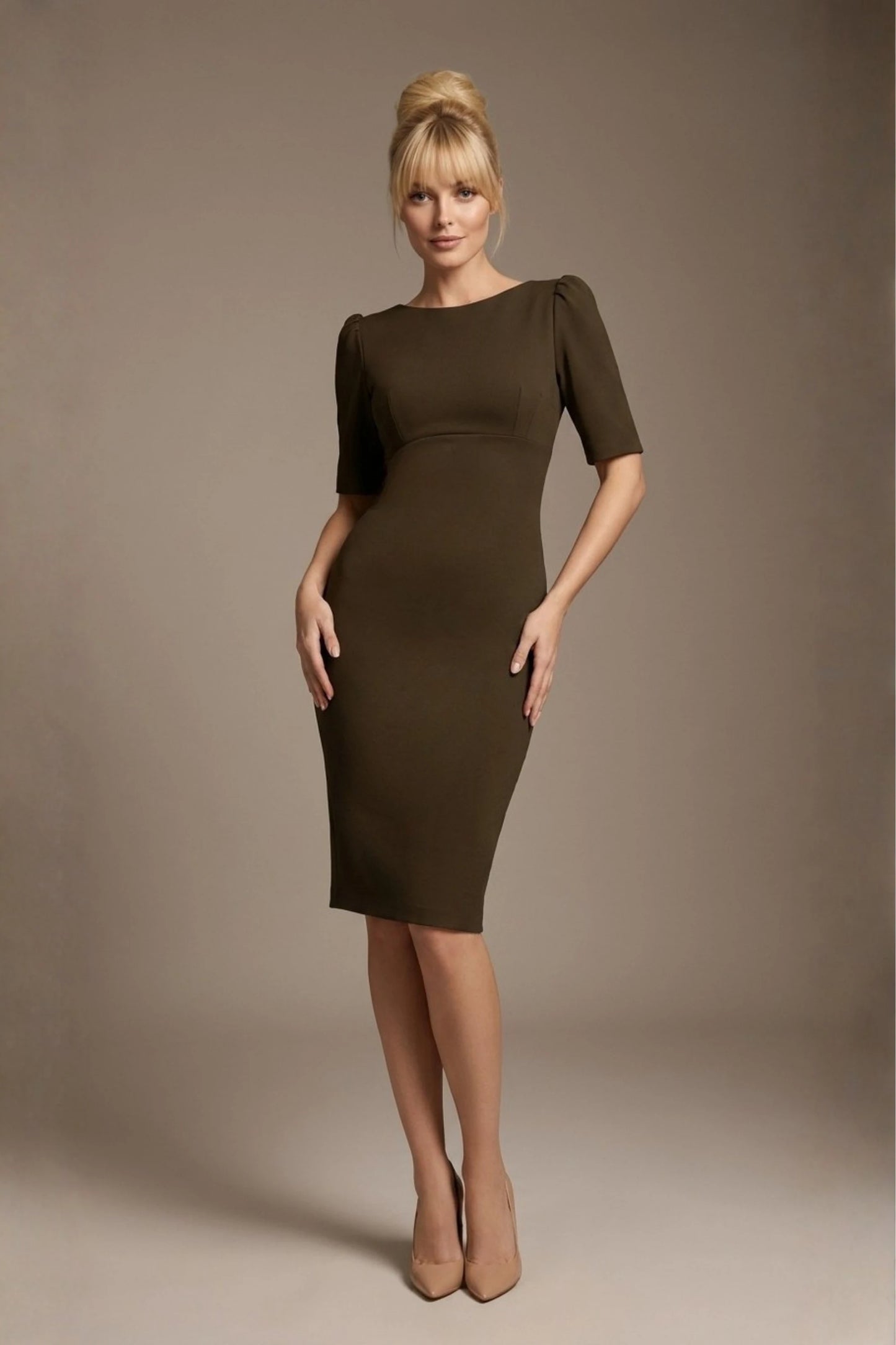 Leiston Open-Back Pencil Dress