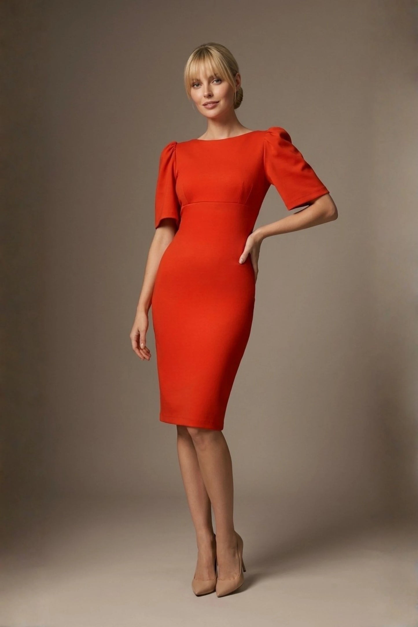 Leiston Open-Back Pencil Dress