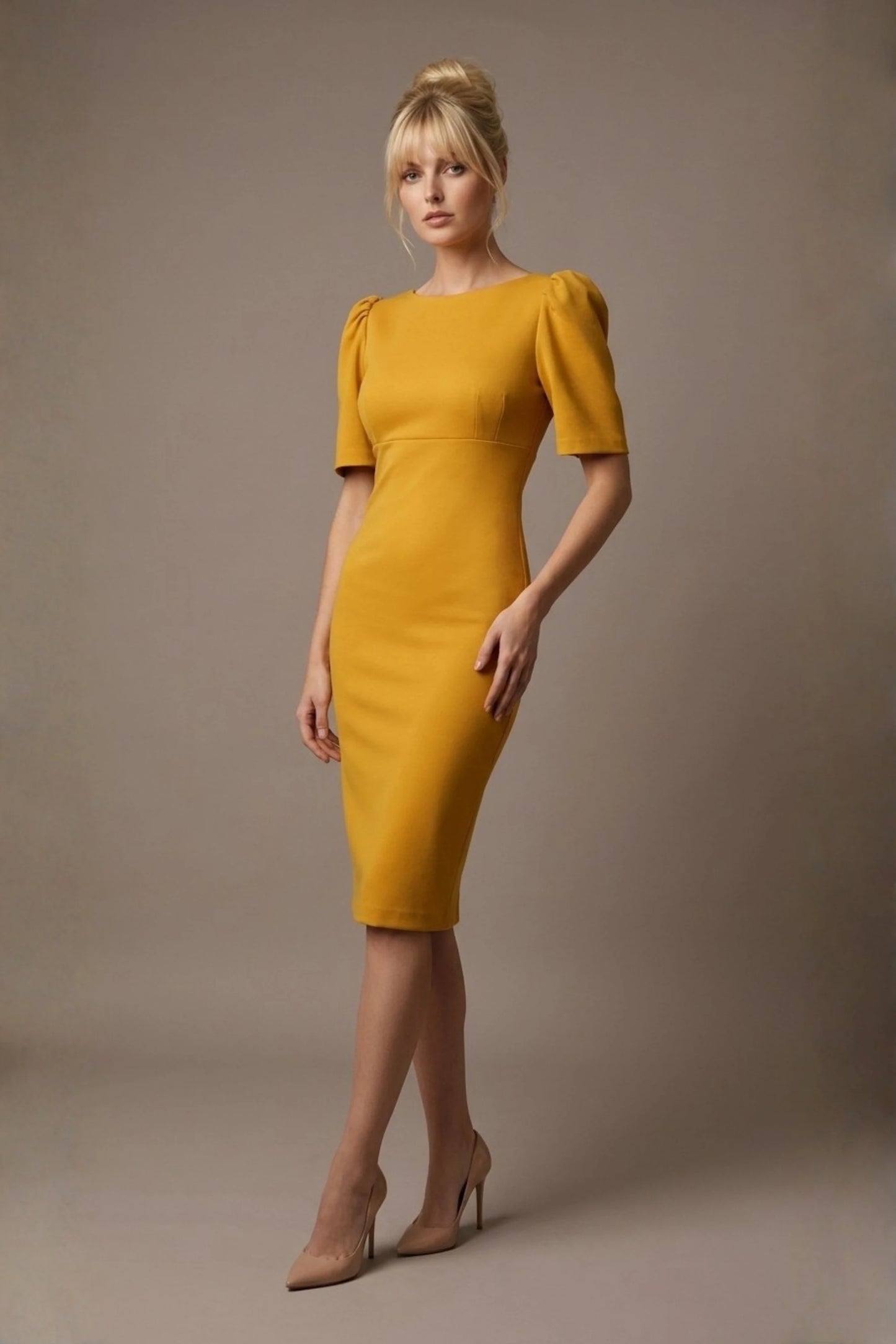 Leiston Open-Back Pencil Dress