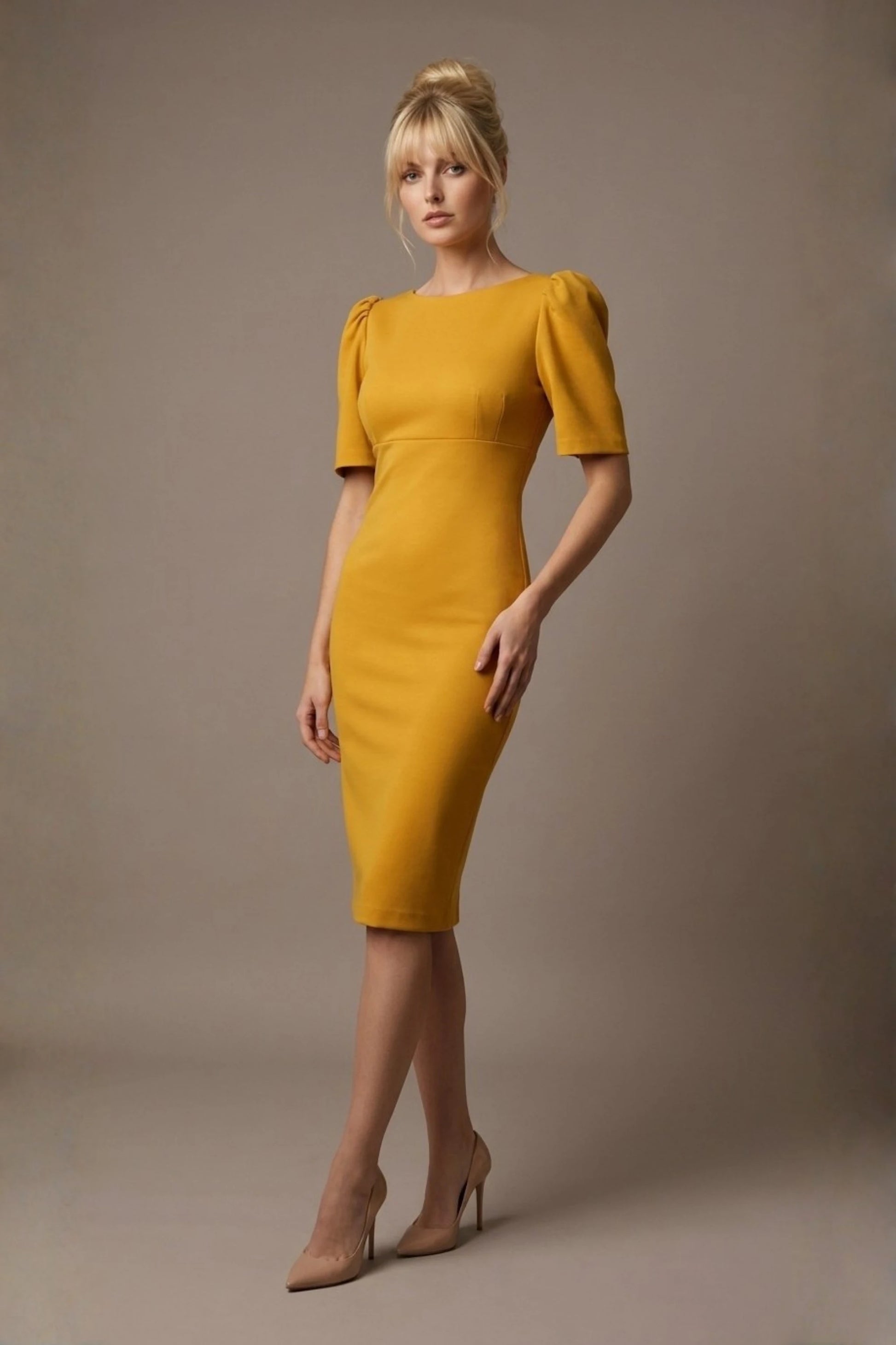 Leiston Open-Back Pencil Dress