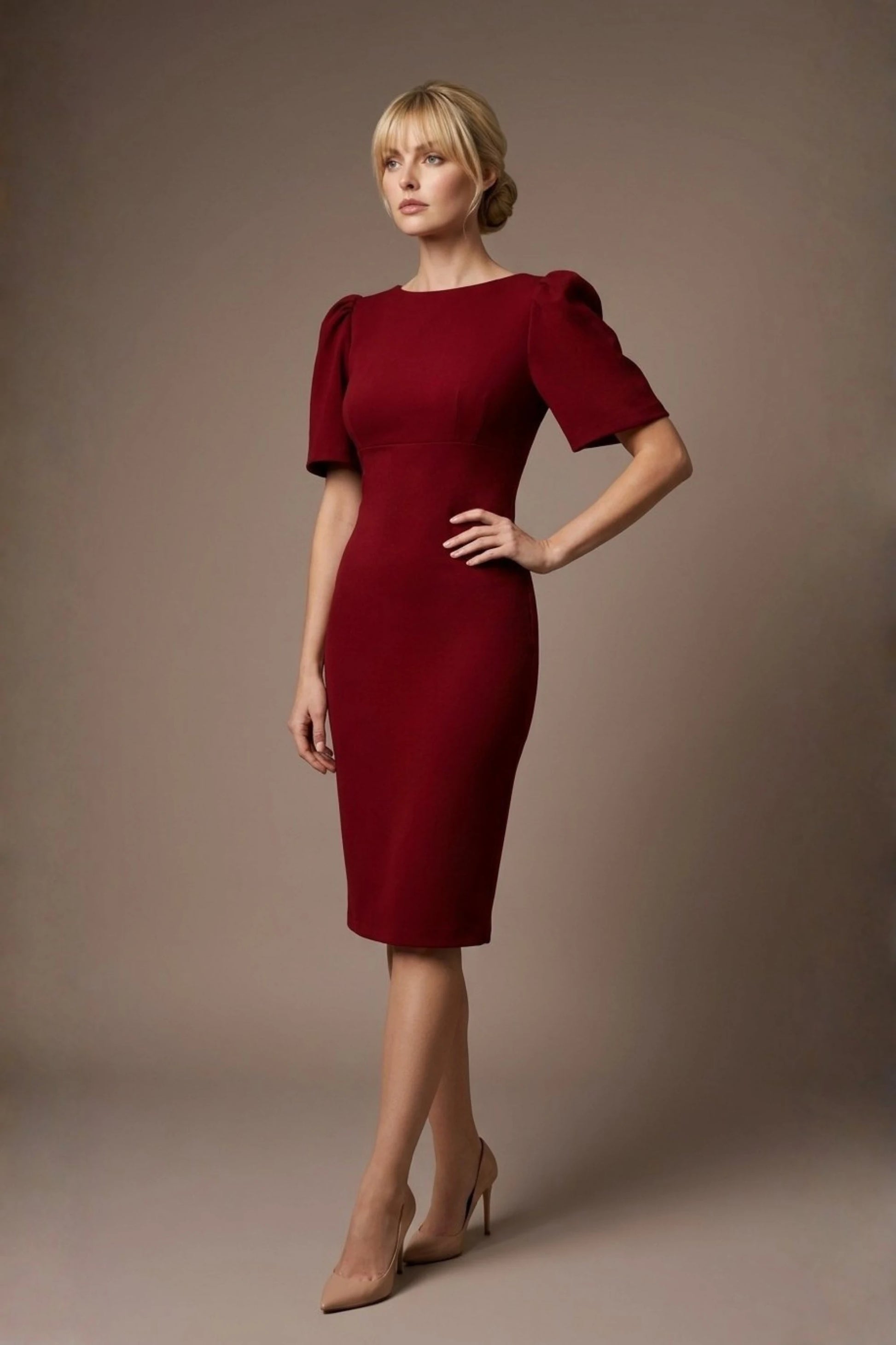 Leiston Open-Back Pencil Dress