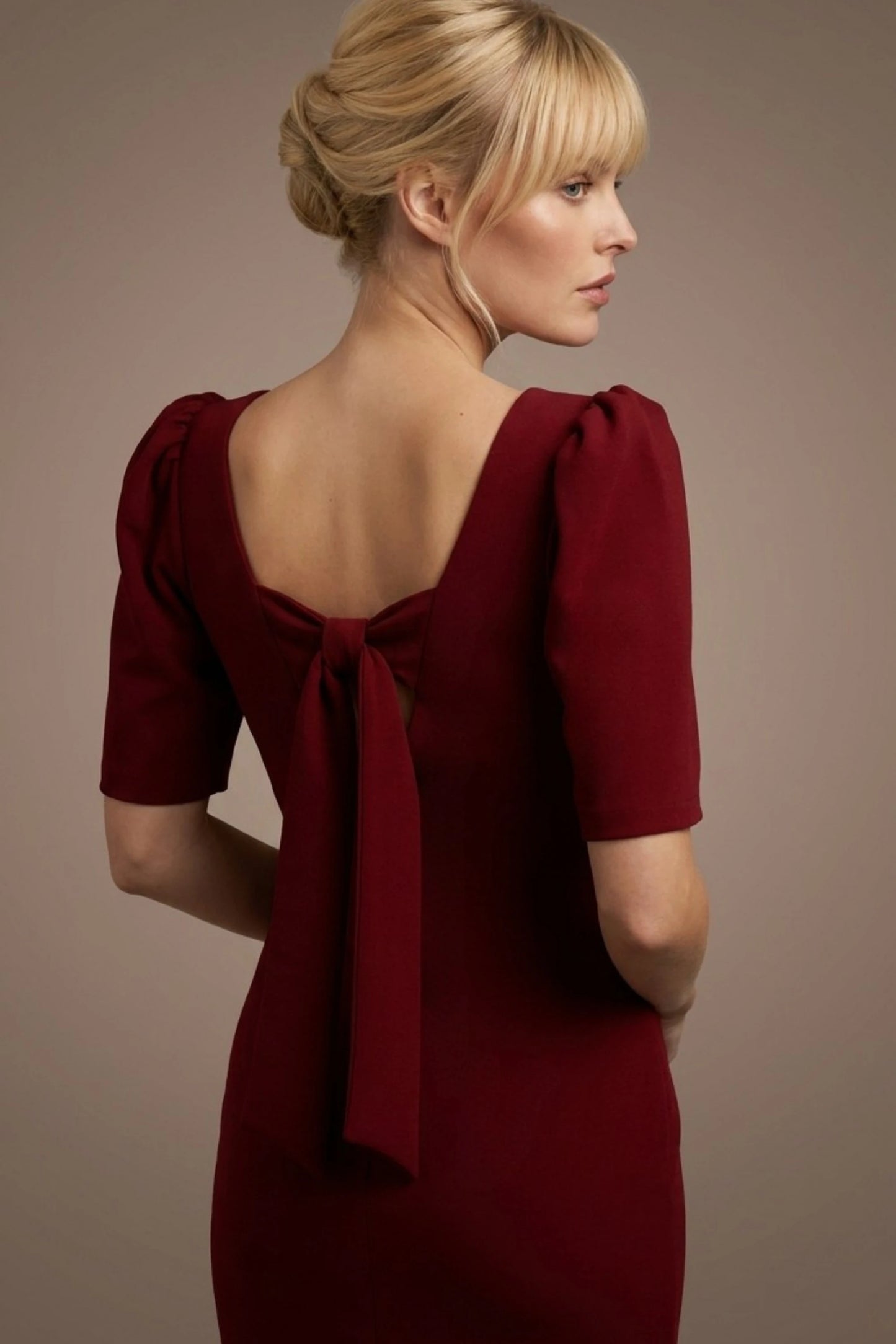 Leiston Open-Back Pencil Dress