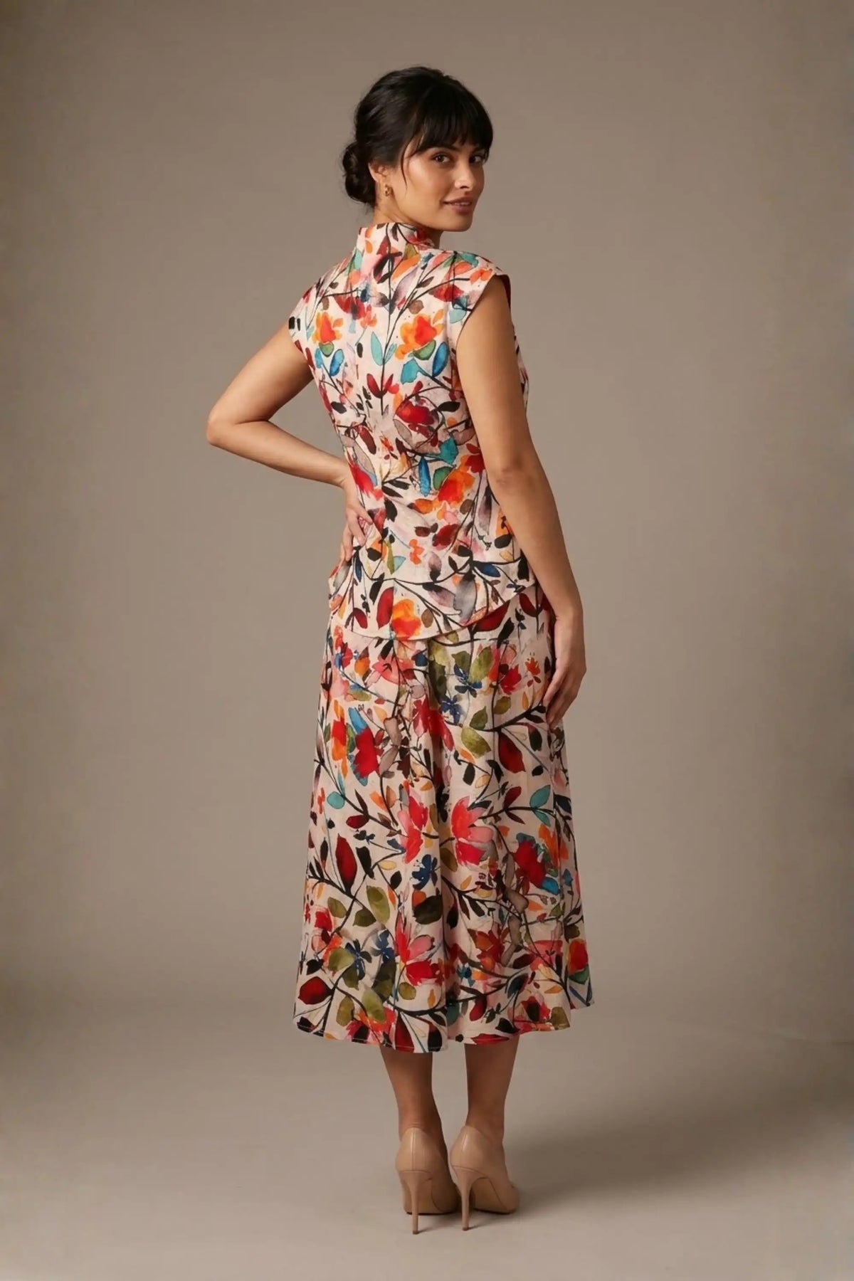 Arundel Cowl Neck & Swing Skirt Co-ord – Diva Catwalk, image 20